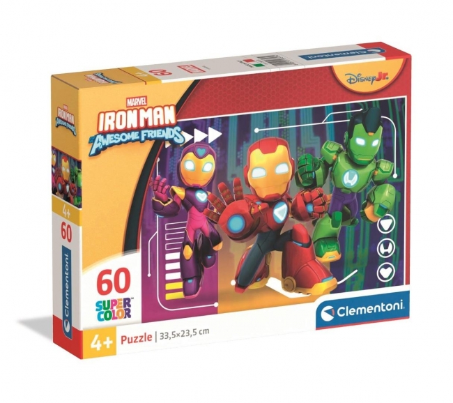 <img src='https://webimage.pl/pics/134/3/d8005125263134.jpg' style='height:440px' /> Puzzle 60 Iron Man And His Awesome Friends