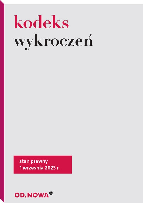 Kodeks wykroczeń 2023