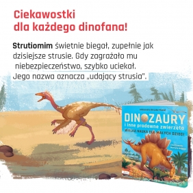 Wielka nauka dla małych dzieci. Dinozaury i inne pradawne zwierzęta. Książka z okienkami - Aleksandra Struska-Musiał