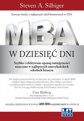 MBA w dziesięć dni - Silbiger Steven<br />