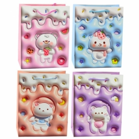 Torebka prezentowa 23x18x10,5cm MIX