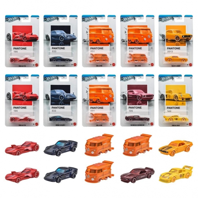 Hot Wheels Silver Series Pantone (24szt)