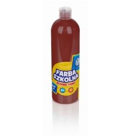 Farba szkolna, 500 ml - brązowa