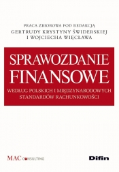 Sprawozdanie finansowe według polskich i międzynarodowych standardów rachunkowości - <br />