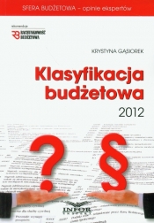 Klasyfikacja budżetowa 2012 z płytą CD
