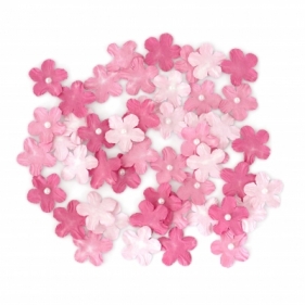 Kwiaty Galeria Papieru kawiaty papierowe kwiaty papierowe niezapominajki z perełką mix różowy (252033)