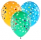 Balon gumowy Godan kolorowe konfetti crystal mix 5 szt. (GS120/816)