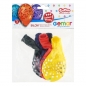 Balon gumowy Godan kolorowe konfetti crystal mix 5 szt. (GS120/816)