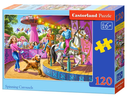 Puzzle Spinning Carousels 120 elementów (13135)