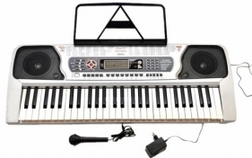 Organy keyboard + mikrofon + zasilacz
