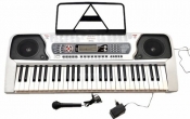 Organy keyboard + mikrofon + zasilacz