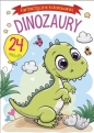 Fantastyczne kolorowanki. Dinozaury - Opracowanie zbiorowe