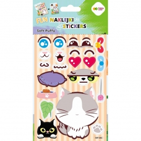 Naklejki 3D Soft Puffy Fun - Cat Play, 110X205 mm, Happy Color
