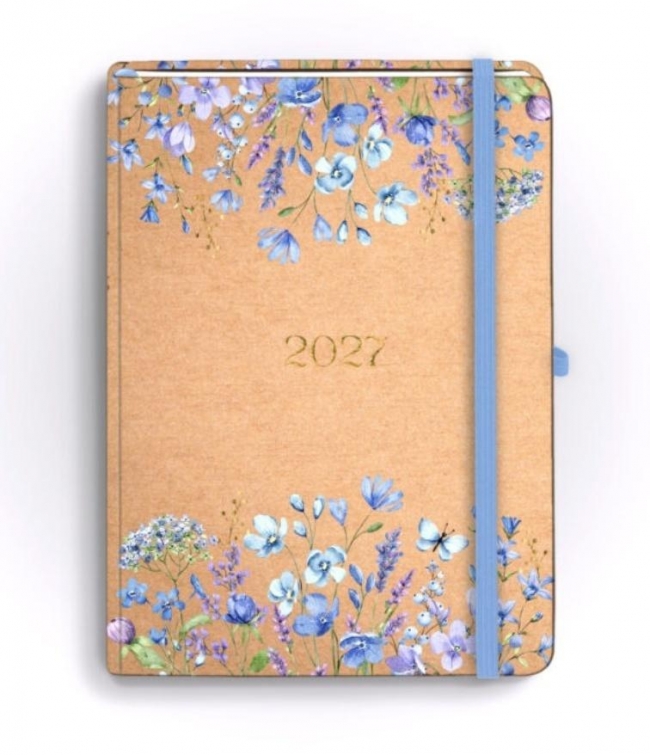 <img src='https://webimage.pl/pics/135/9/d5904210099135.jpg' style='height:440px' /> Kalendarz 2027 Kraft A5 tygodniowy blue
