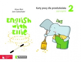 English with Ellie 2 Karty pracy dla przedszkolaka z płytą CD - Blair Alison, Cadwallader Jane
