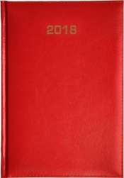 Książkowy A5 dzienny 2018 - Baladek czerwony