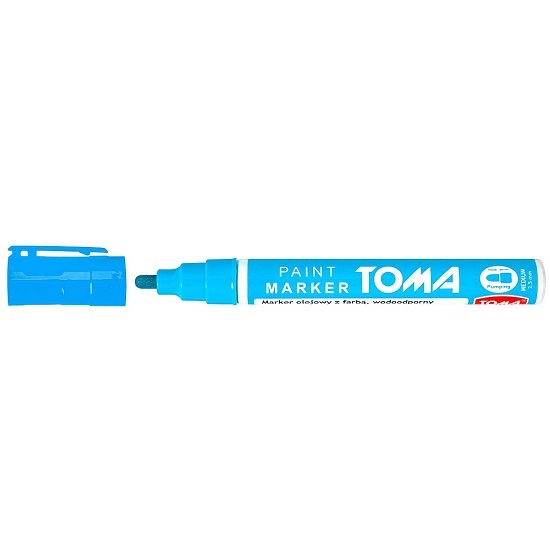 Marker olejny Toma 2,5 mm - niebieski jasny (TO-44014)