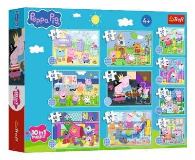 <img src='https://webimage.pl/pics/136/0/d590051196013696013.jpg' style='height:440px' /> Puzzle 10w1 Zabawny świat Peppy