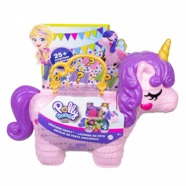 Zestaw figurek kompaktowy Polly Pocket Jednorożec niespodzianka (GKL24)