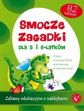 Smocze zagadki (dla 5 i 6 latków) z naklejkami (0136) - Opracowanie zbiorowe