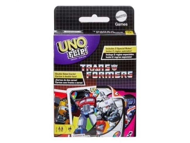 Karty UNO Flip Transformers Gra karciana