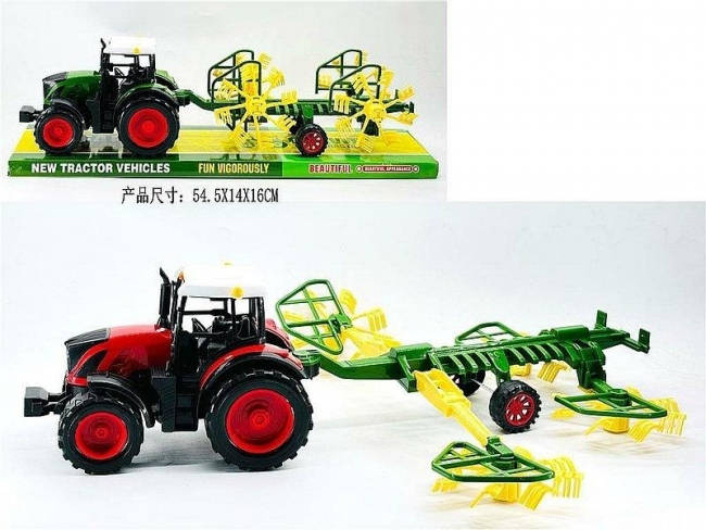 Traktor z maszyną rolniczą