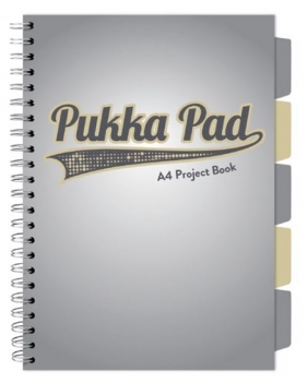 Kołozeszyt Pukka Pad Project Book A4 - Grey