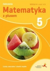 Matematyka z plusem 5 Liczby naturalne i ułamki zwykłe A Ćwiczenia Część 1 - Zofia Bolałek, Małgorzata Dobrowolska, Adam Mysior