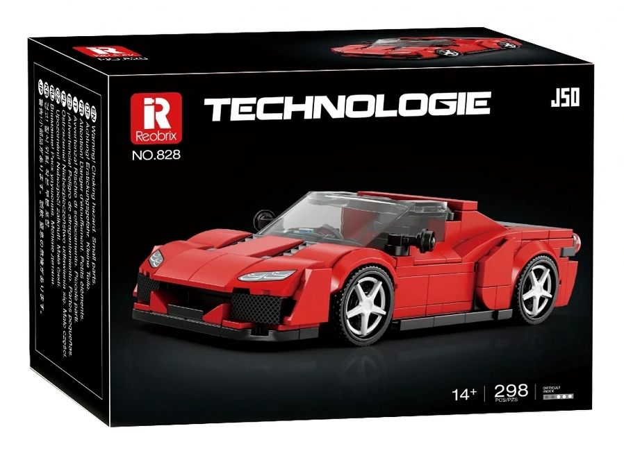 Reobrix, Klocki Samochód sportowy Coupe J50-Type, 298 elementów