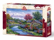 Artpuzzle, Puzzle 500: Piękna chatka nad rzeką (4213)