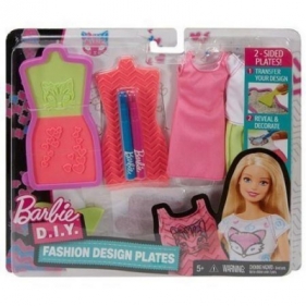 Barbie D.I.Y. Stylowe szablony różowo zółte