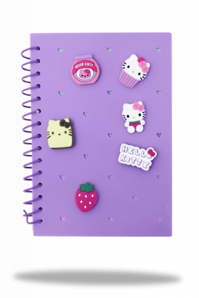 Coolpack, Kołobrulion A5/100k kratka Hello Kitty - Pink 1 (13136PTR)