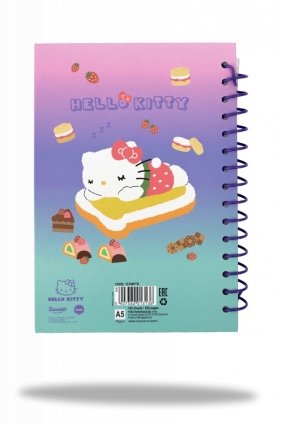 Coolpack, Kołobrulion A5/100k kratka Hello Kitty - Pink 1 (13136PTR)