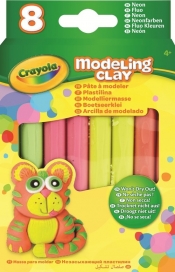 Plastelina neonowa Crayola - 4 kolory (57-0313)