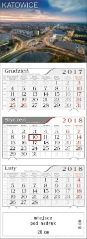Kalendarz 2018 Trojdzielny Katowice