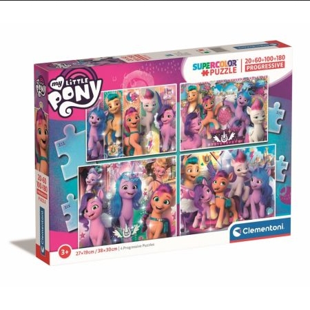 Puzzle 20+60+100+180 Super Kolor My Little Pony