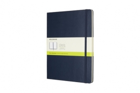 Notes Moleskine Classic XL gładki, twarda oprawa, szafirowy