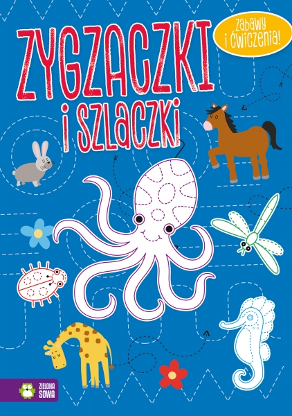 Zygzaczki i szlaczki (niebieskie)