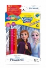 Disney Kids Colorino - kredki ołówkowe trójkątne 12 sztuk / 13 kol +