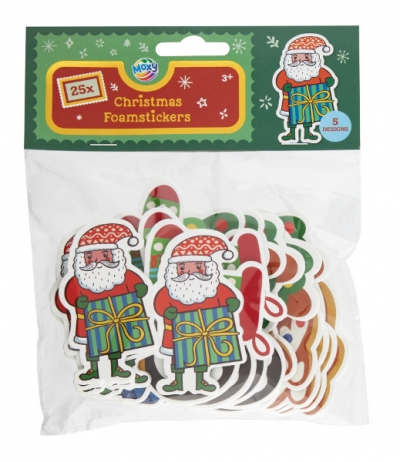 <img src='https://webimage.pl/pics/137/1/d8715427161037800082.jpg' style='height:440px' /> Naklejki świąteczne piankowe 25szt
