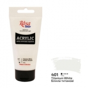 Farba akrylowa titanium white 401 75ml