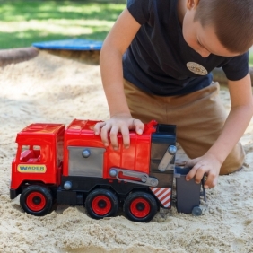 Wader, Middle Truck Śmieciarka czerwona (32113)