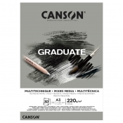 Blok Canson Graduate Media Grey A3, 30 arkuszy