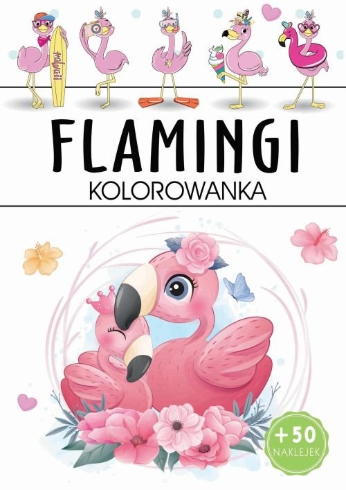 Flamingi kolorowanka