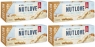 4x NUTLOVE Ciastka White Caramel Panut Coconut 128g