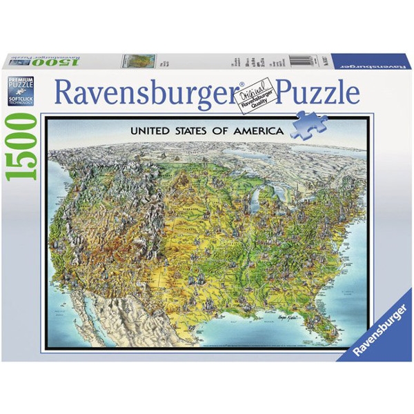 RAVEN. 1500 EL. Mapa USA (163137)