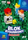 Blok rysunkowy A4/20 kartek Pixel, 10 sztuk