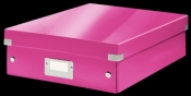 Pudło archiwizacyjne Leitz Wow Click & Store A4 - różowy 280 mm x 100 mm x 370 mm (60580023)