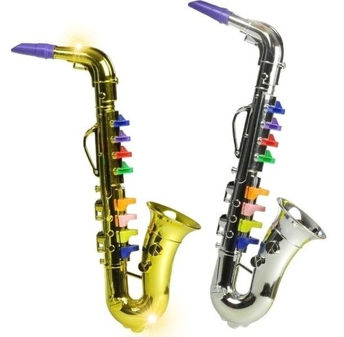 Instrument muzyczny saksofon mix kolorów