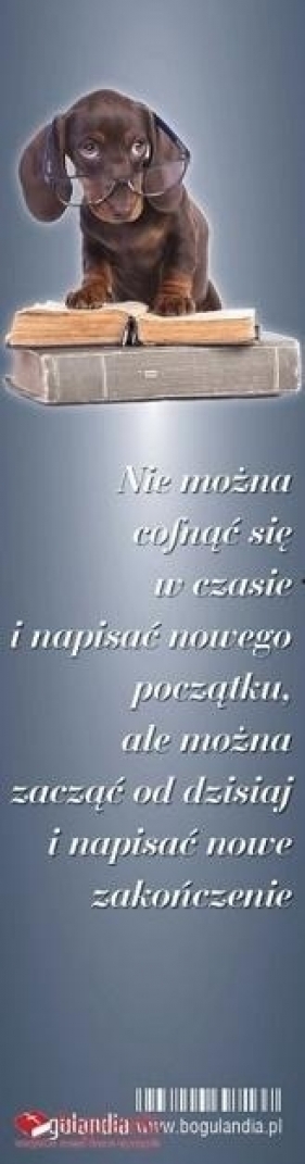 Zakładka do książki- Nie można cofnąć się w czasie